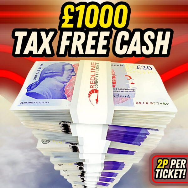 Win £1000 Tax Free Cash For 2p