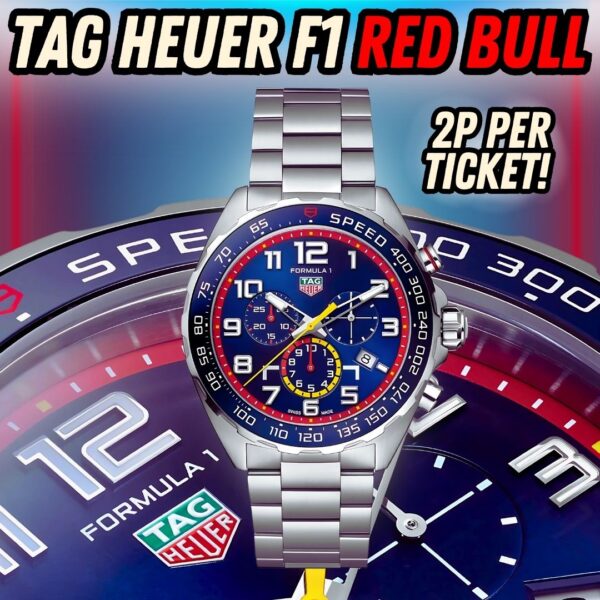 Win This TAG Heuer Formula 1 Chronograph Redbull Edition Quartz for 2p